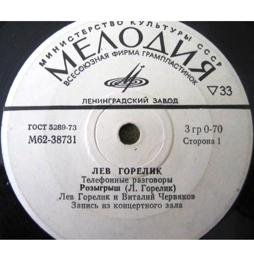 Лев ГОРЕЛИК. Телефонные разговоры