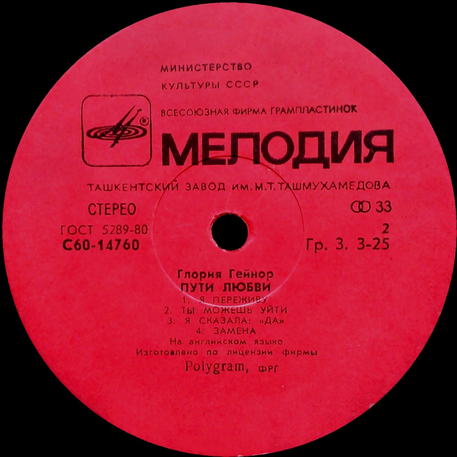 Глория ГЕЙНОР. «Пути любви»