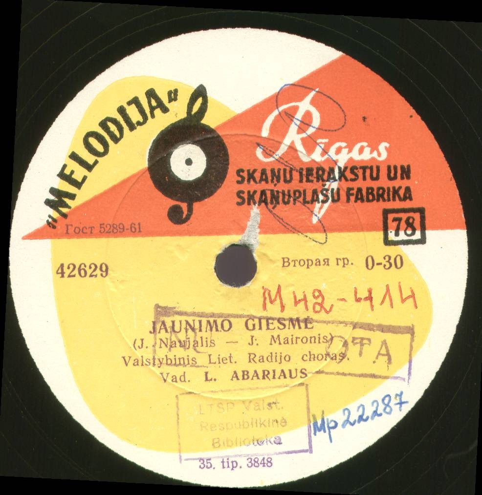 Valstybinis Lietuvos Radijo choras, vad. L. ABARIAUS