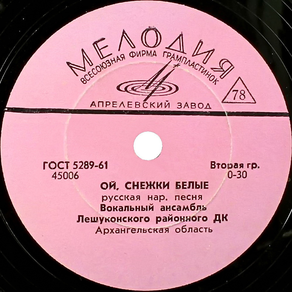 Вокальный анс. Лешуконского районного ДК