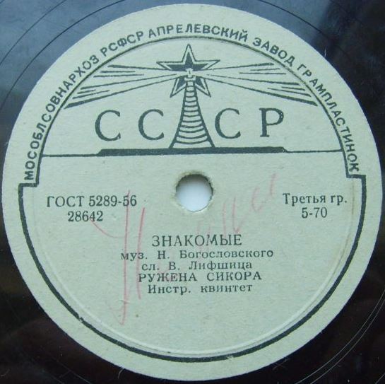 Ружена Сикора – Знакомые / Где ты