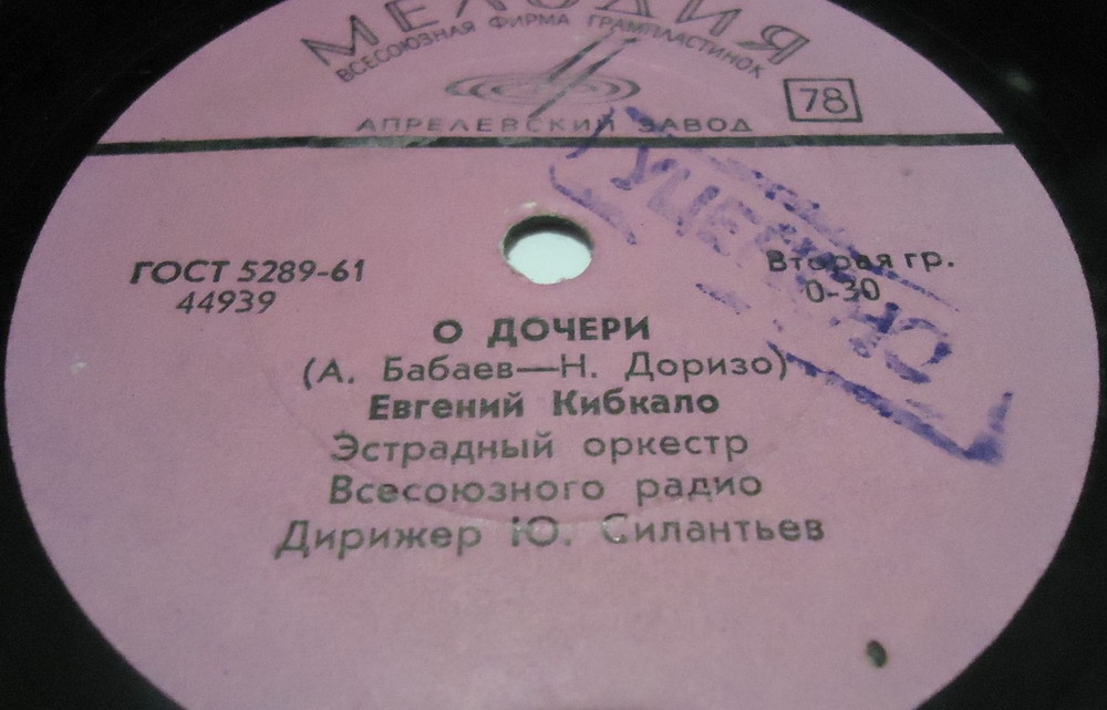 Евгений Кибкало — О дочери / Варна