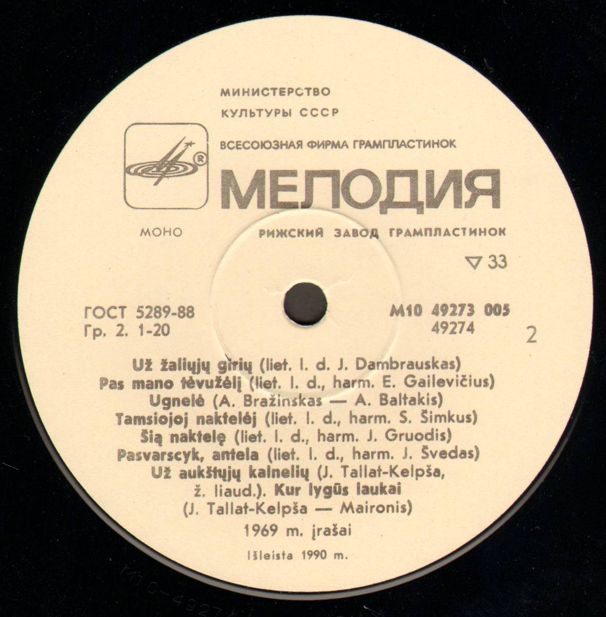 КУЧИНГИС Антанас (бас).