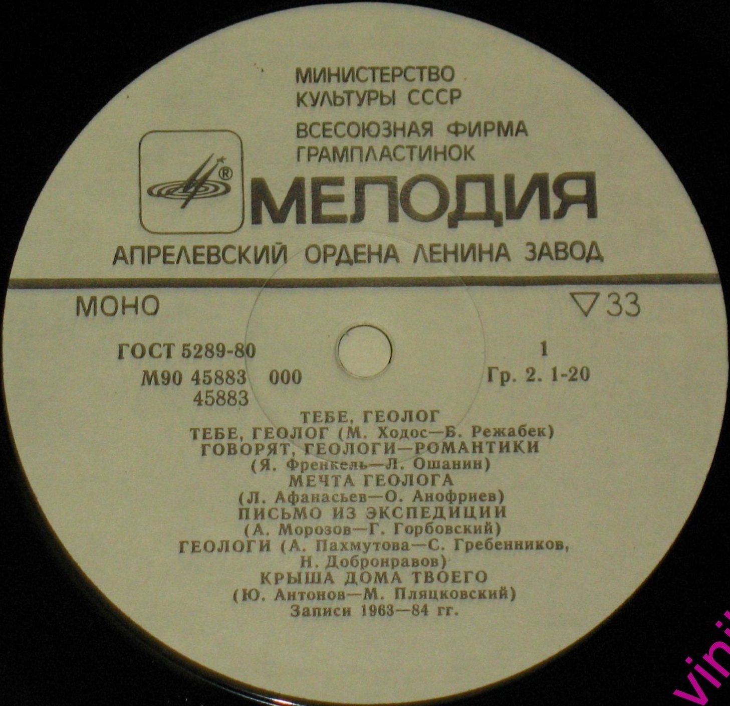 ТЕБЕ, ГЕОЛОГ [XXVII Geologorum Conventus - СССР Москва 1984]