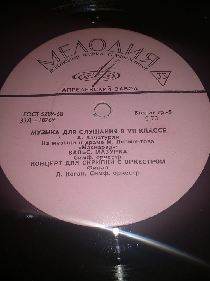 Музыка для слушания в VII классе