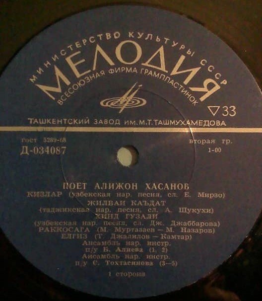 ПОЕТ АЛИЖОН ХАСАНОВ