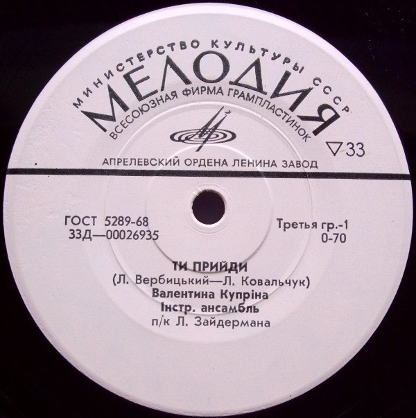 Валентина КУПРИНА