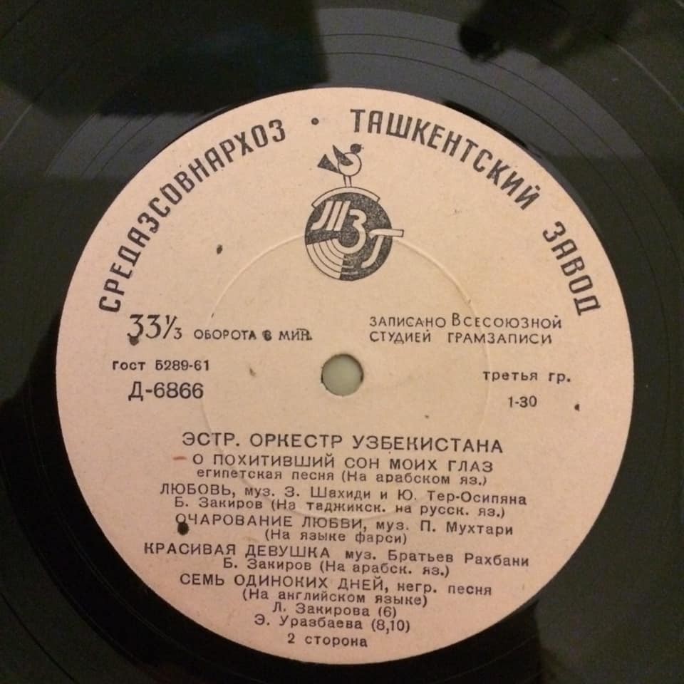 Эстрадный оркестр Узбекистана, дирижёр А. Нестеров