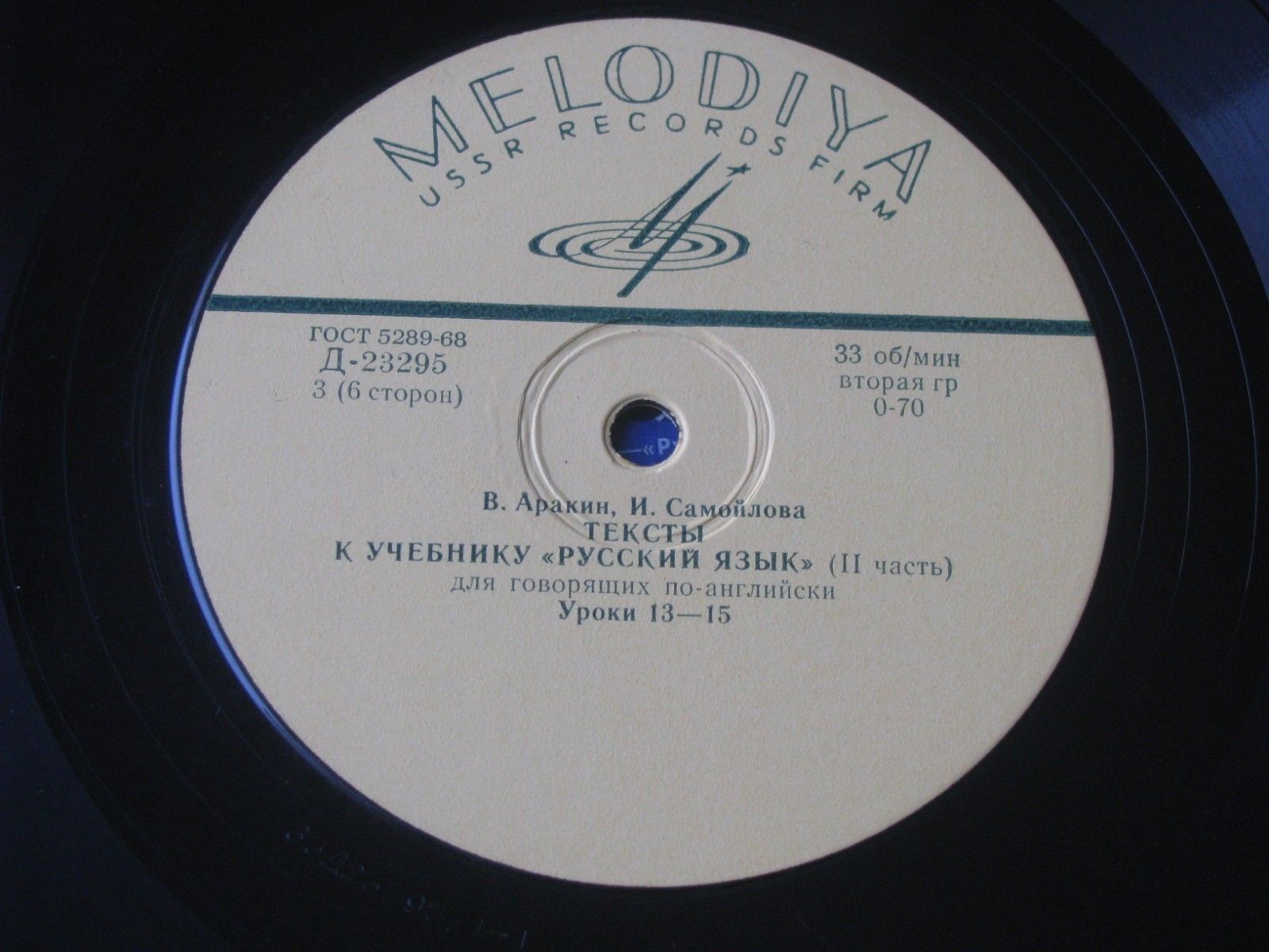 В. Аракин, И. Самойлова. ТЕКСТЫ К УЧЕБНИКУ "РУССКИЙ ЯЗЫК" (часть 2) для говорящих по-английски