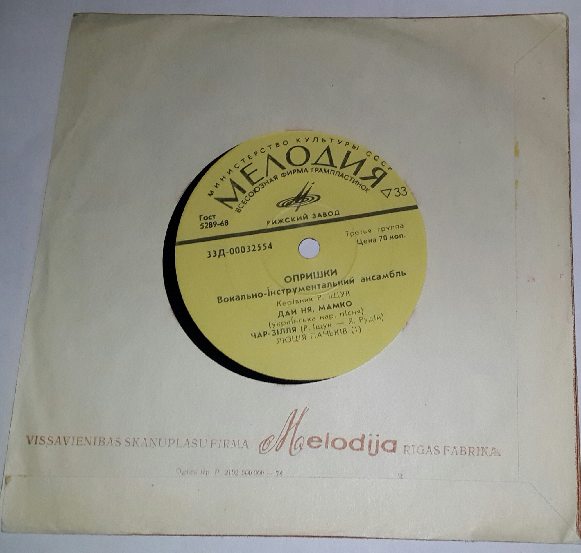 ВОКАЛЬНО-IНСТРУМЕНТАЛЬНИЙ АНСАМБЛЬ "ОПРИШКИ". Керiвник Р.Iщук