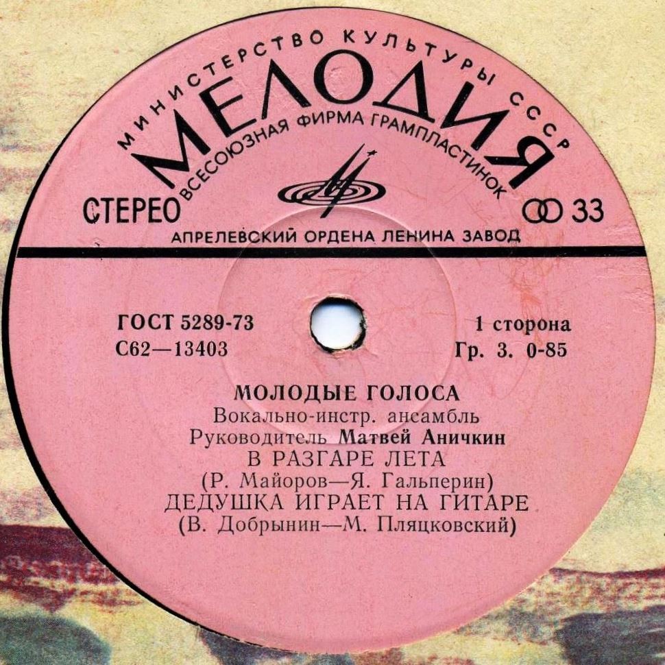 ВИА «МОЛОДЫЕ ГОЛОСА». Руководитель Матвей Аничкин