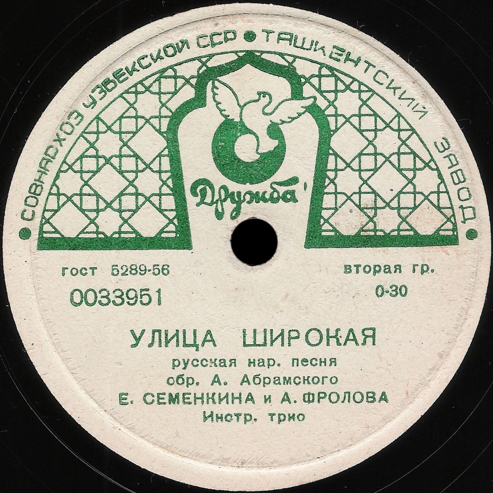 Подмосковные частушки / Улица широкая