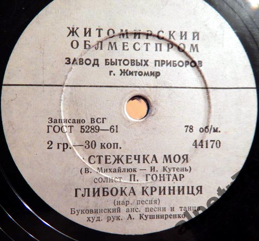 Буковинский анс. песни и танца п/у А. Кушниренко