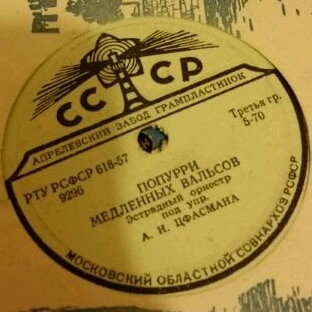 Джаз-оркестр п/у А. Н. Цфасмана