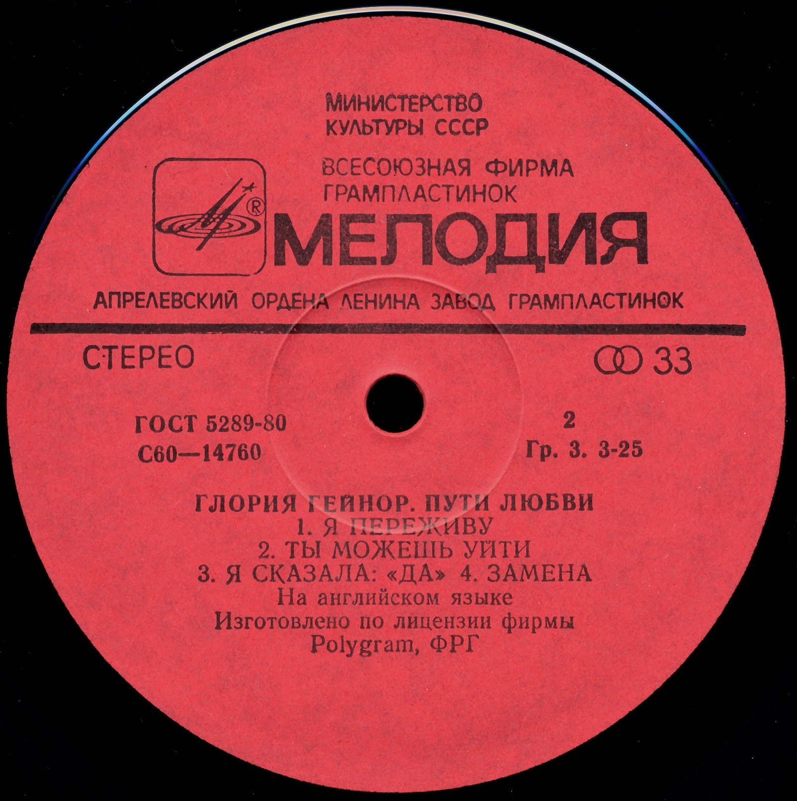 Глория ГЕЙНОР. «Пути любви»