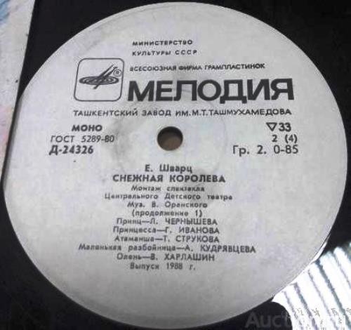 Е. Шварц. Снежная королева