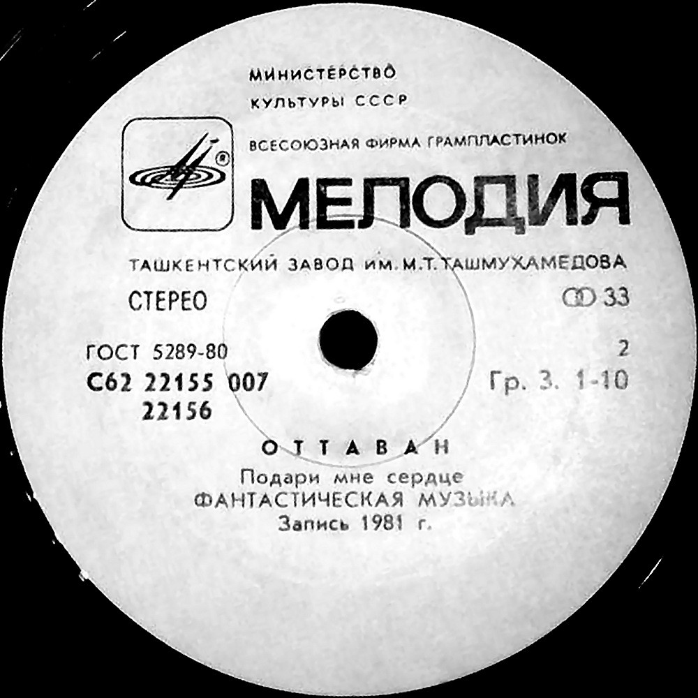 АНСАМБЛЬ "ОТТАВАН" (Ottawan) "Подари мне сердце"- на английском языке