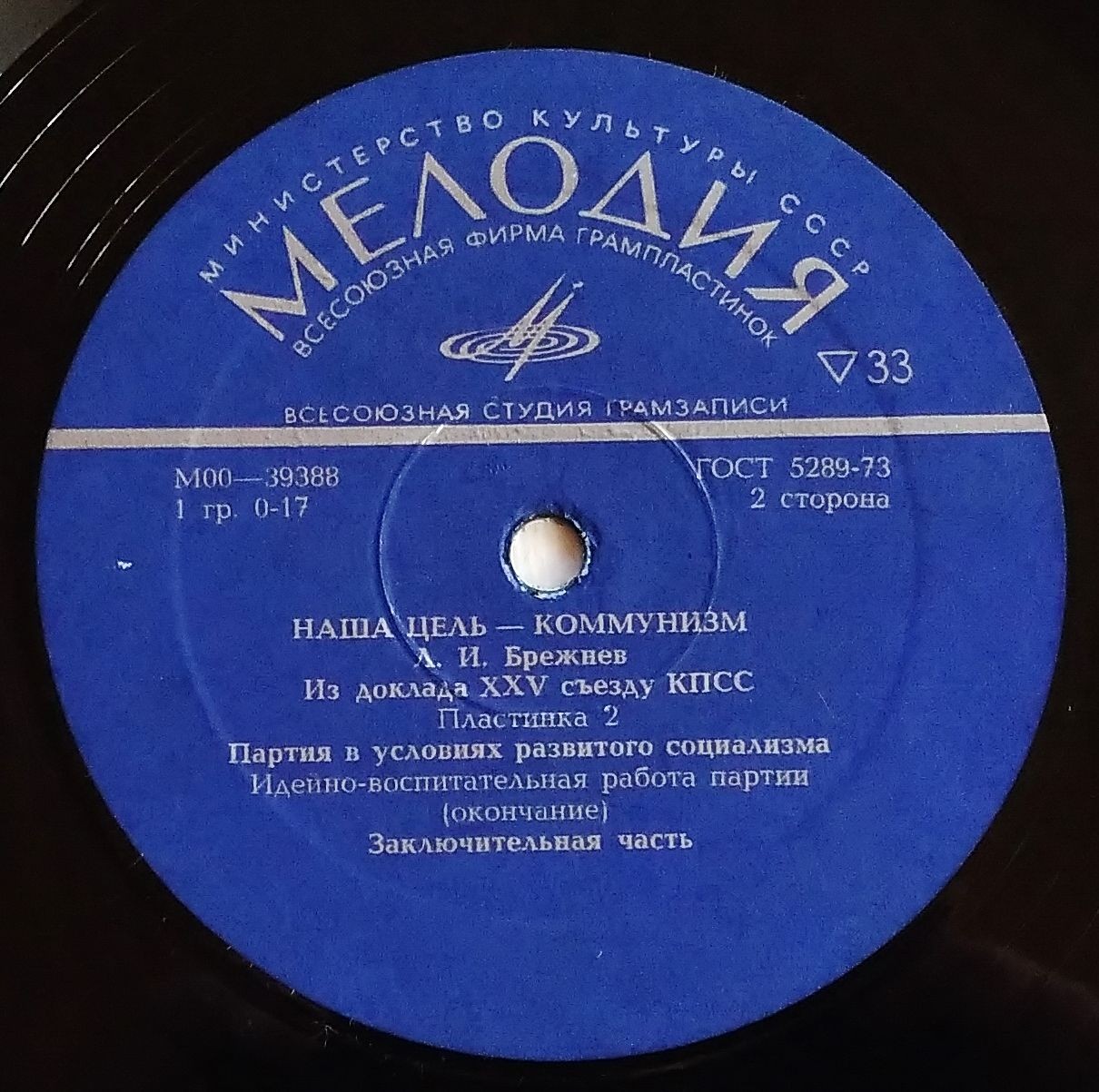 Л. И. Брежнев. "Наша цель — коммунизм"