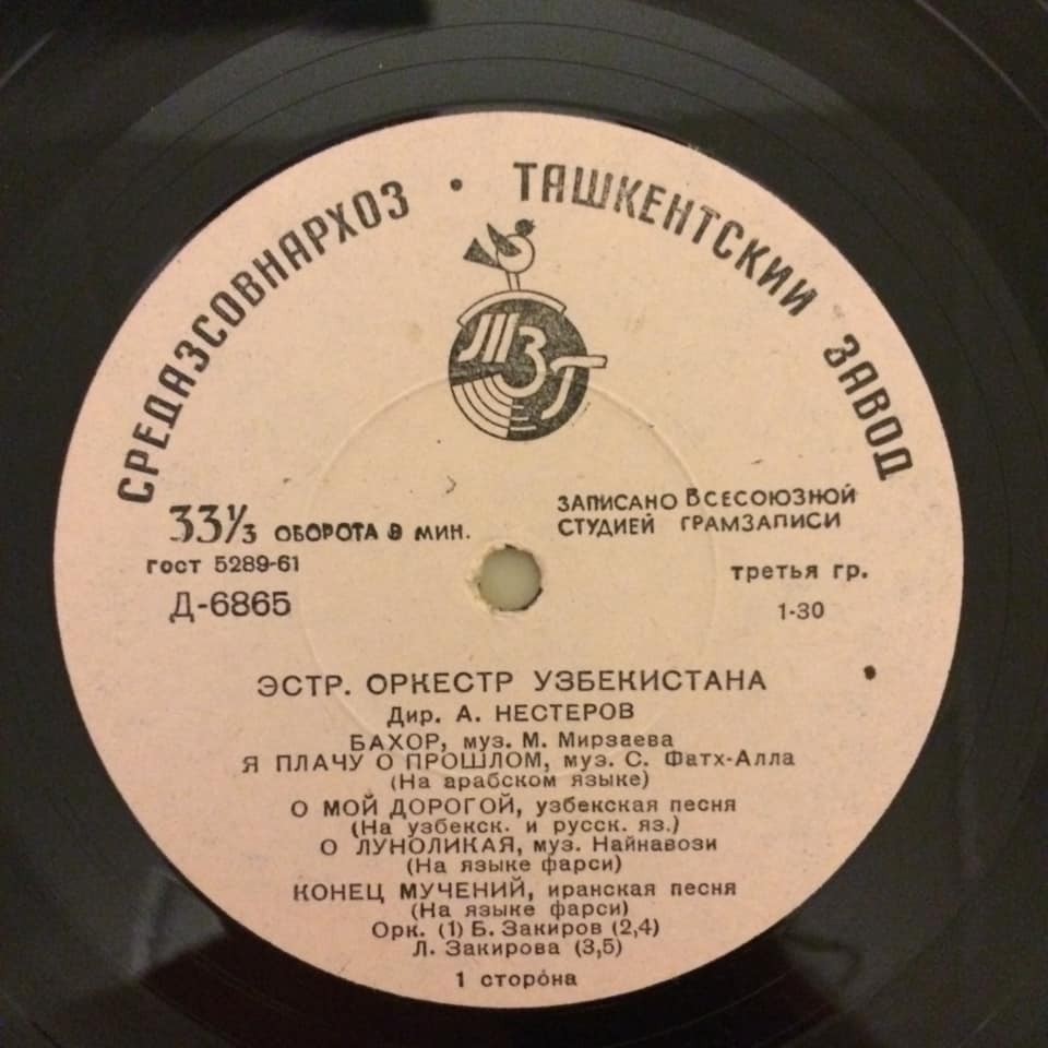 Эстрадный оркестр Узбекистана, дирижёр А. Нестеров