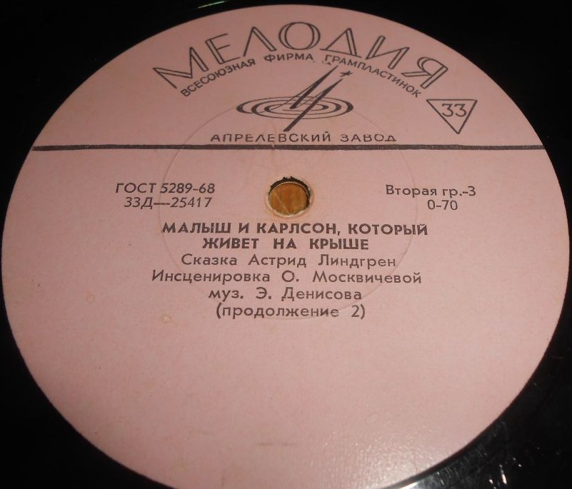 А. Линдгрен (1907-2002). Малыш и Карлсон, который живёт на крыше