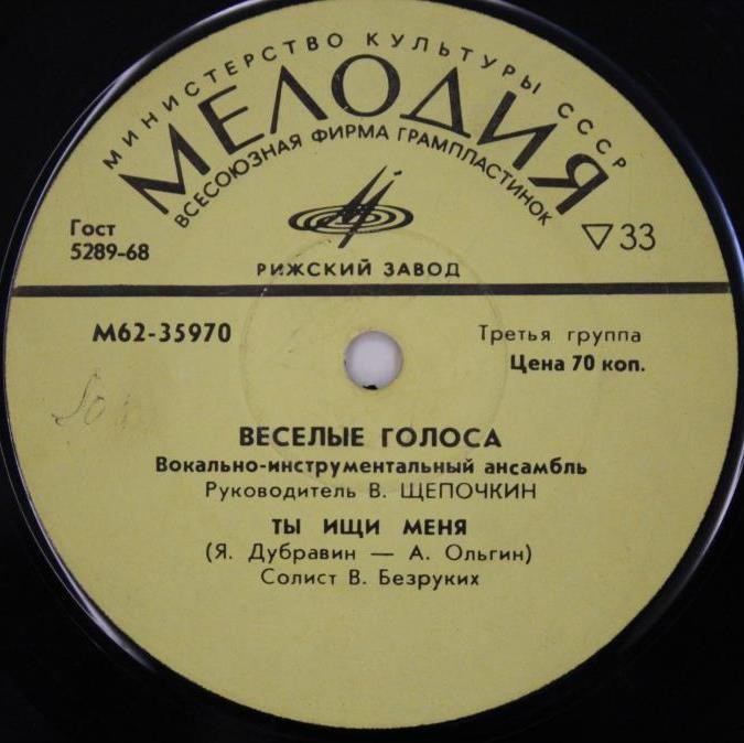 ВИА "Веселые голоса"