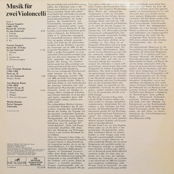 Музыка для двух виолончелей. Карине ГЕОРГИАН и Наталия ГУТМАН