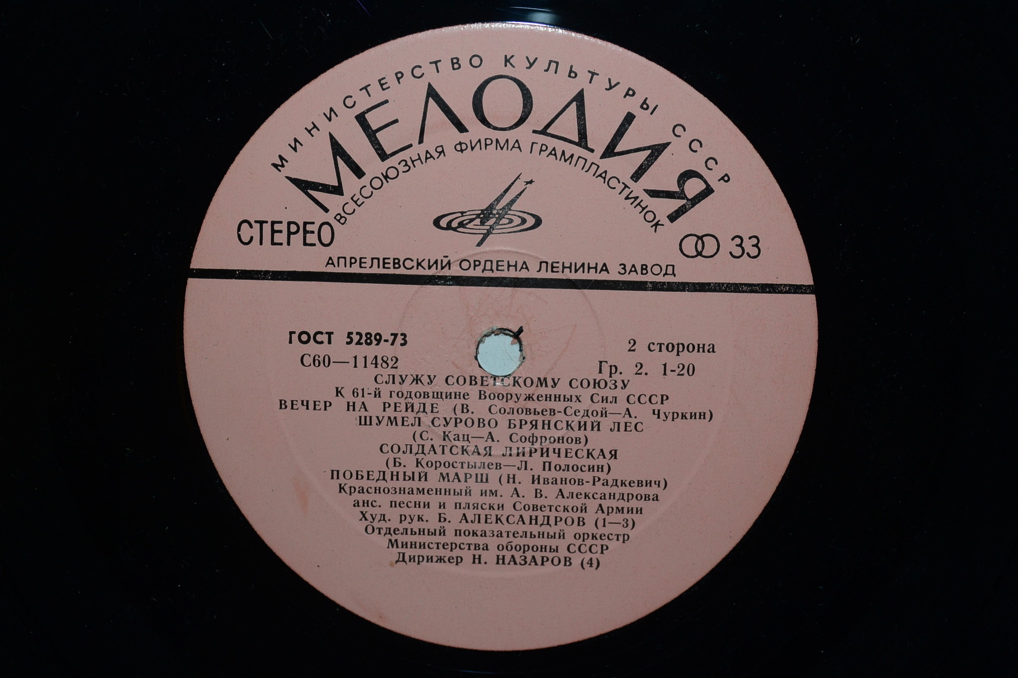 СЛУЖУ СОВЕТСКОМУ СОЮЗУ - К 61-й годовщине Вооружённых Сил СССР