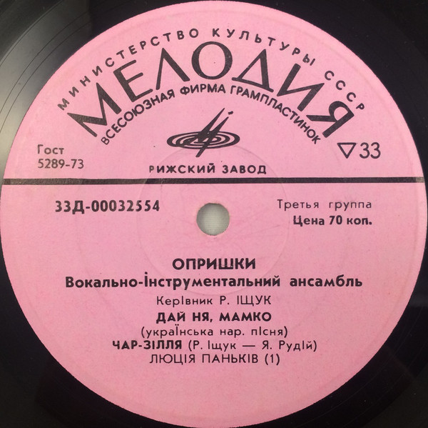 ВОКАЛЬНО-IНСТРУМЕНТАЛЬНИЙ АНСАМБЛЬ "ОПРИШКИ". Керiвник Р.Iщук
