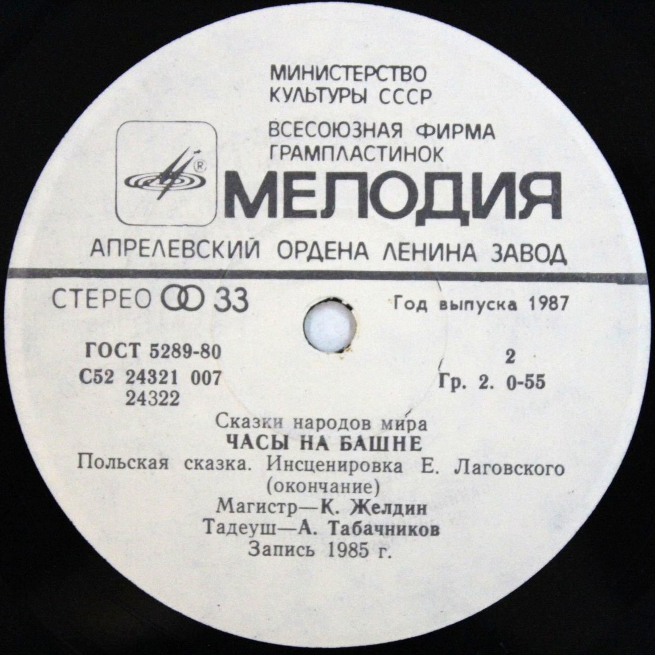 Часы на башне (польская сказка)