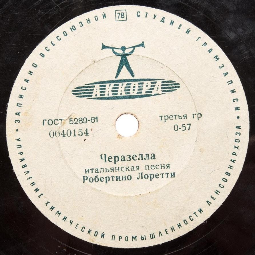 Робертино Лоретти — Девочка из Рима / Черазелла