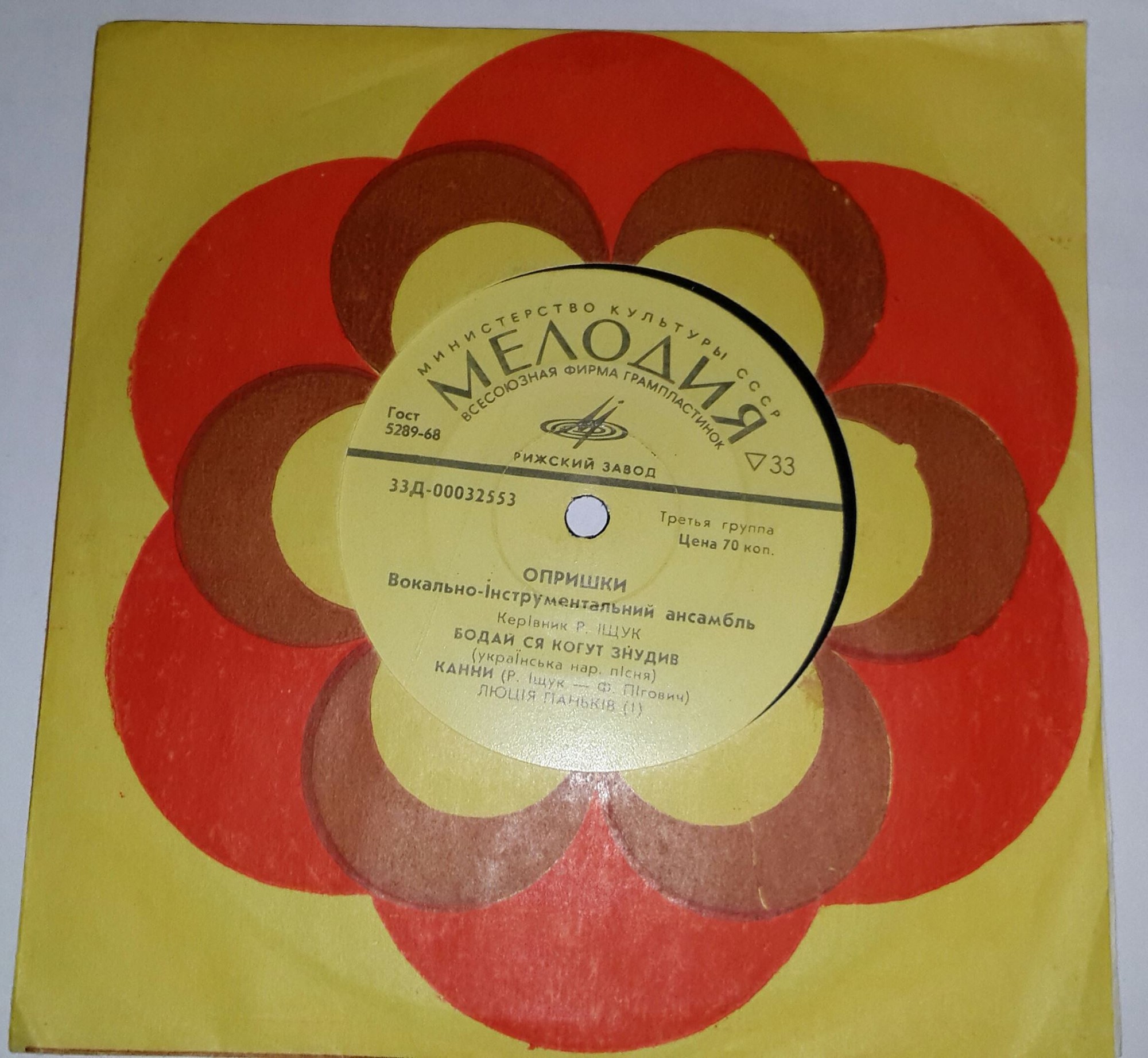 ВОКАЛЬНО-IНСТРУМЕНТАЛЬНИЙ АНСАМБЛЬ "ОПРИШКИ". Керiвник Р.Iщук