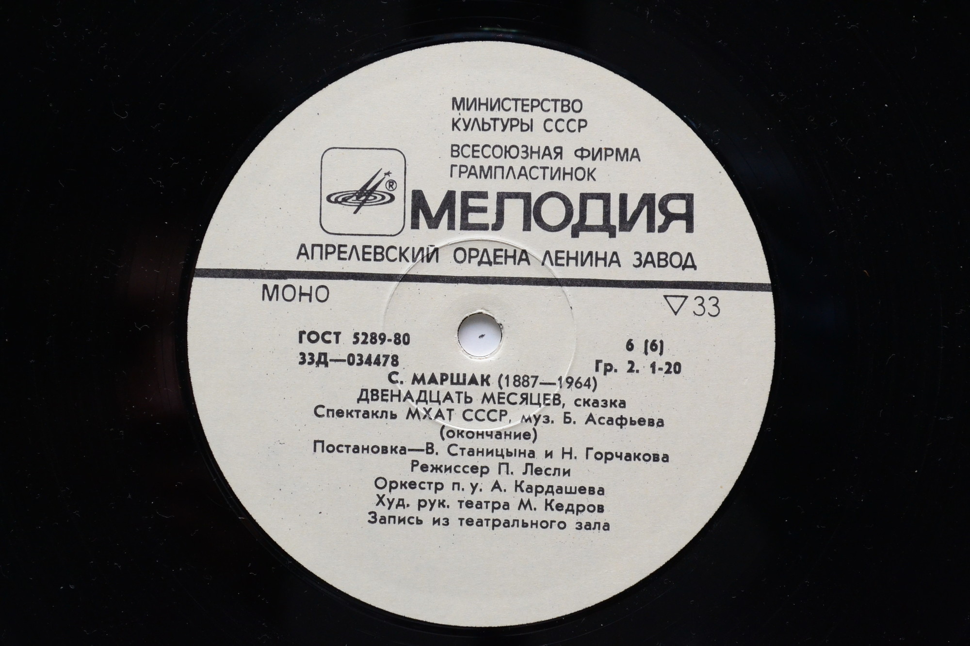 С. Я. Маршак. Двенадцать месяцев