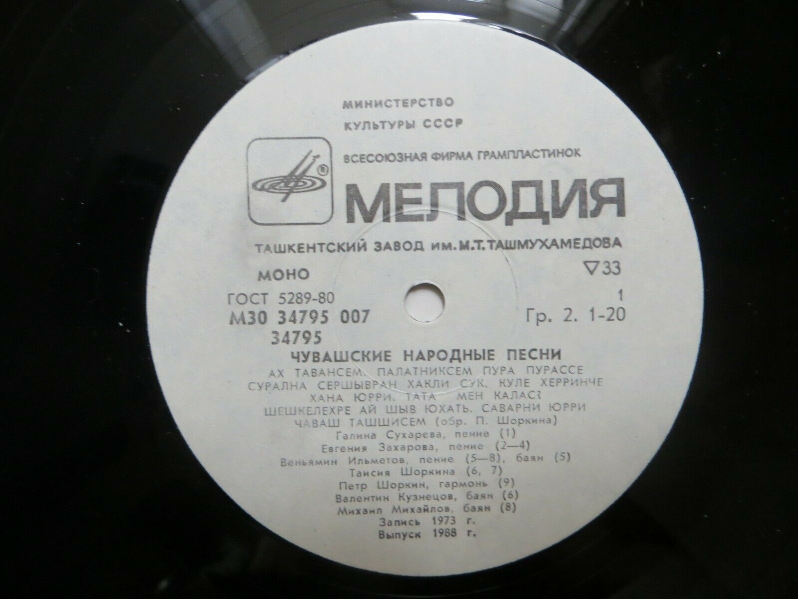 ЧУВАШСКИЕ НАРОДНЫЕ ПЕСНИ И ТАНЦЕВАЛЬНЫЕ МЕЛОДИИ