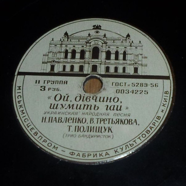 ТРИО БАНДУРИСТОК: Н. Павленко. В. Третьякова, Т. Полищук