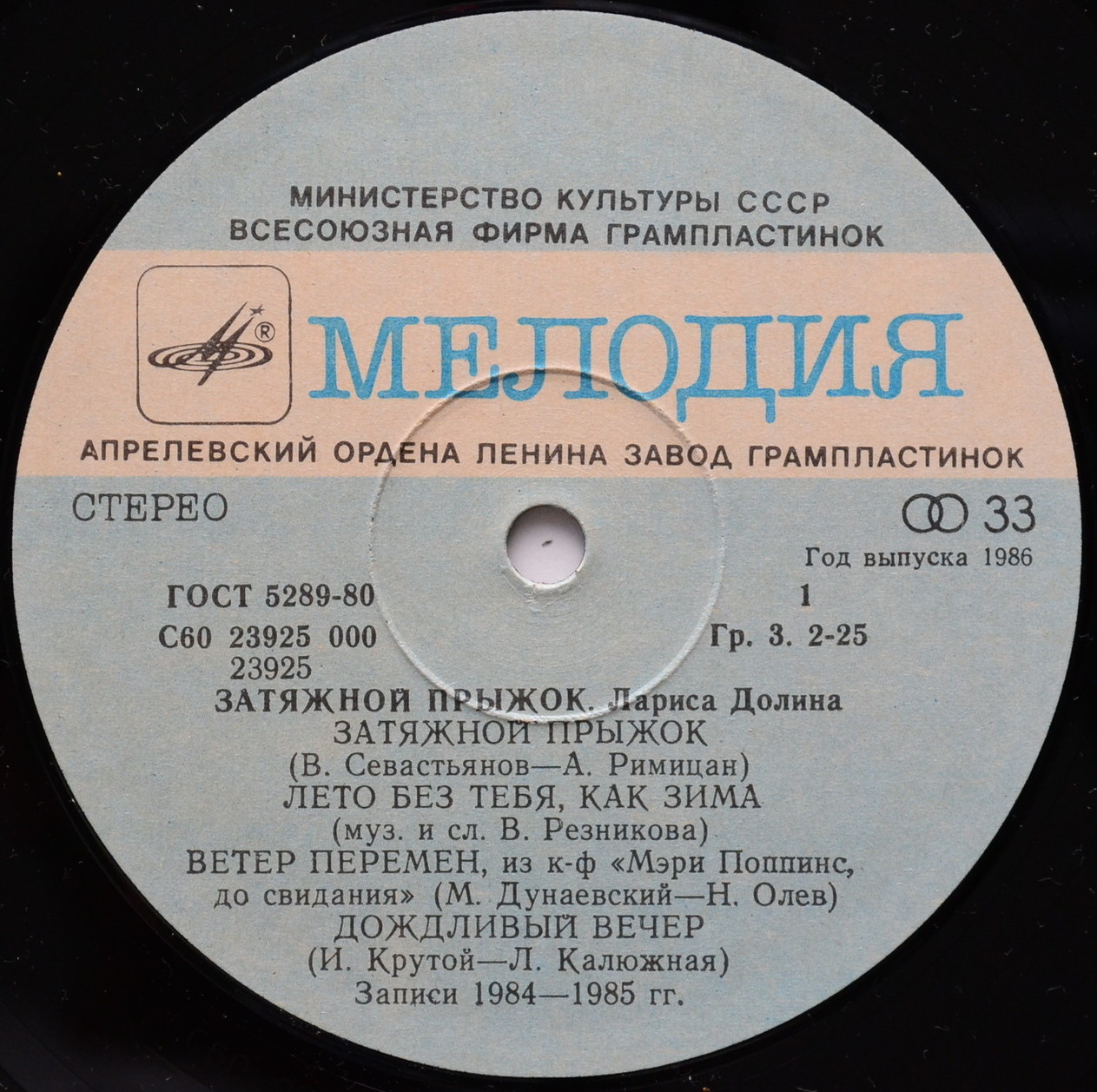 Лариса ДОЛИНА. «Затяжной прыжок»