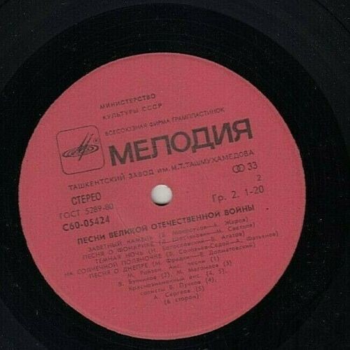 Песни Великой Отечественной войны
