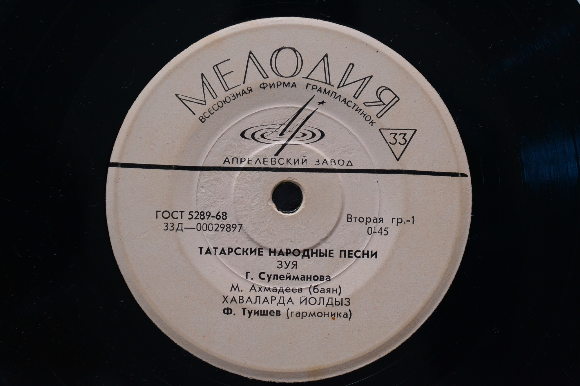 ТАТАРСКИЕ НАРОДНЫЕ ПЕСНИ