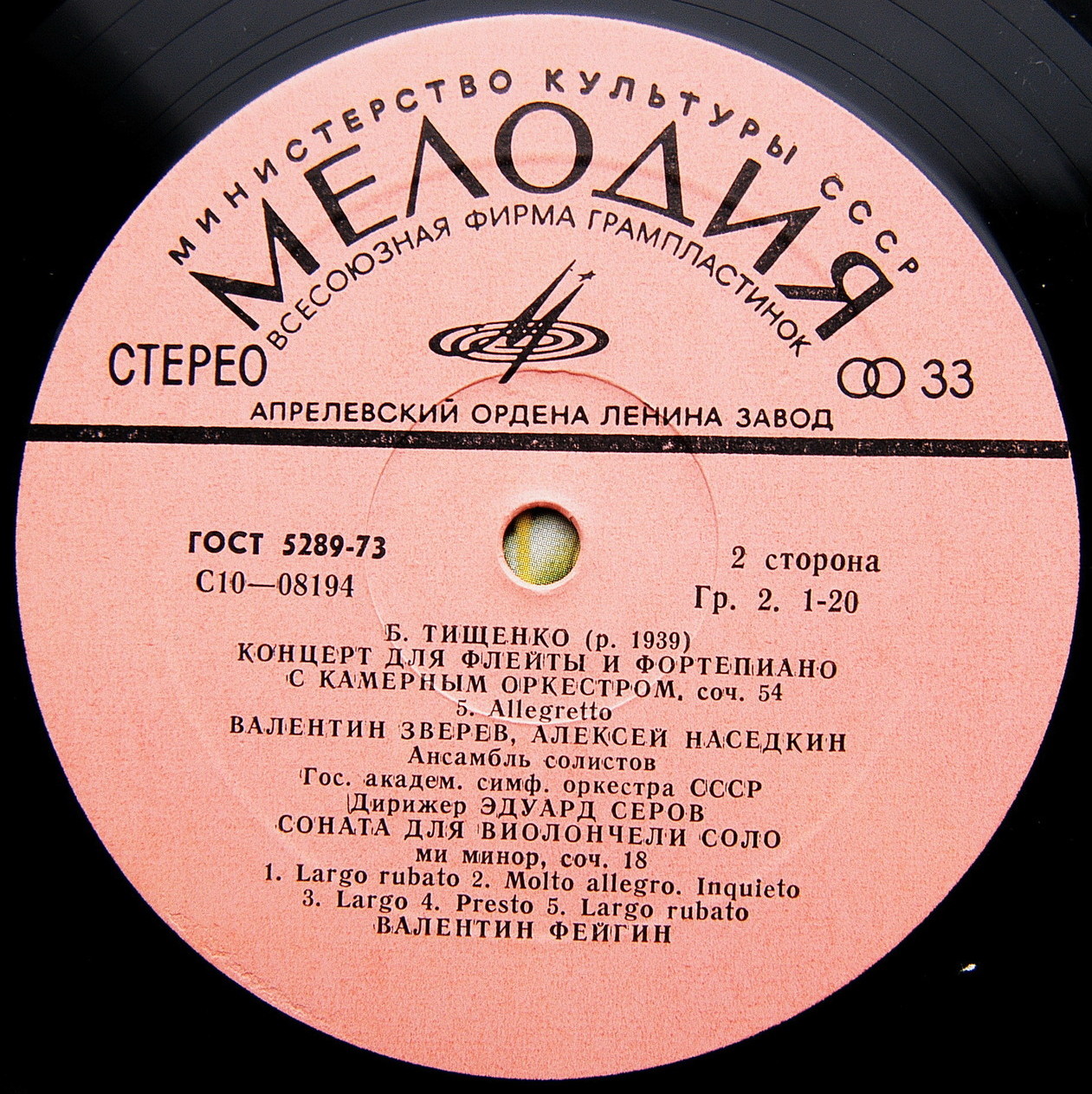 Б. ТИЩЕНКО (1939)