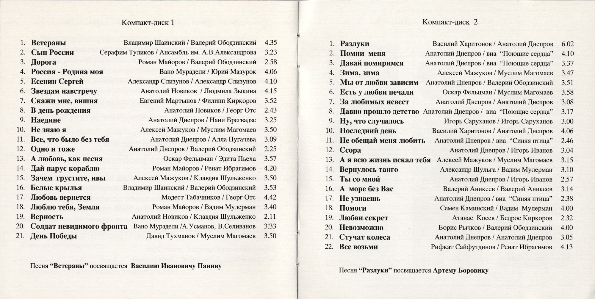 Владимир Харитонов. День Победы. Песни