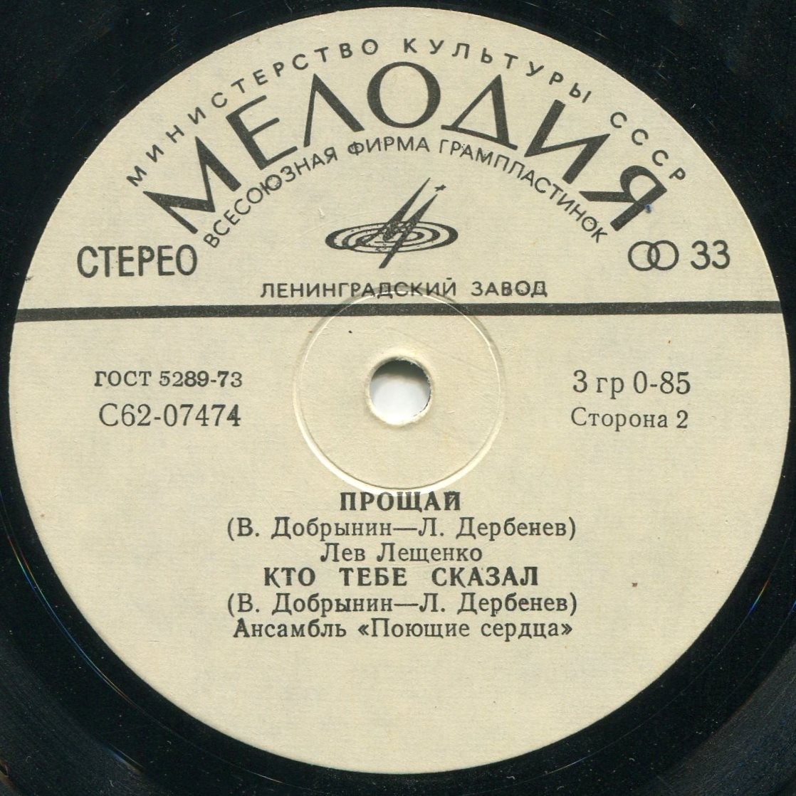 Эстрадные песни