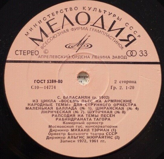 С. БАЛАСАНЯН (1902–1982)