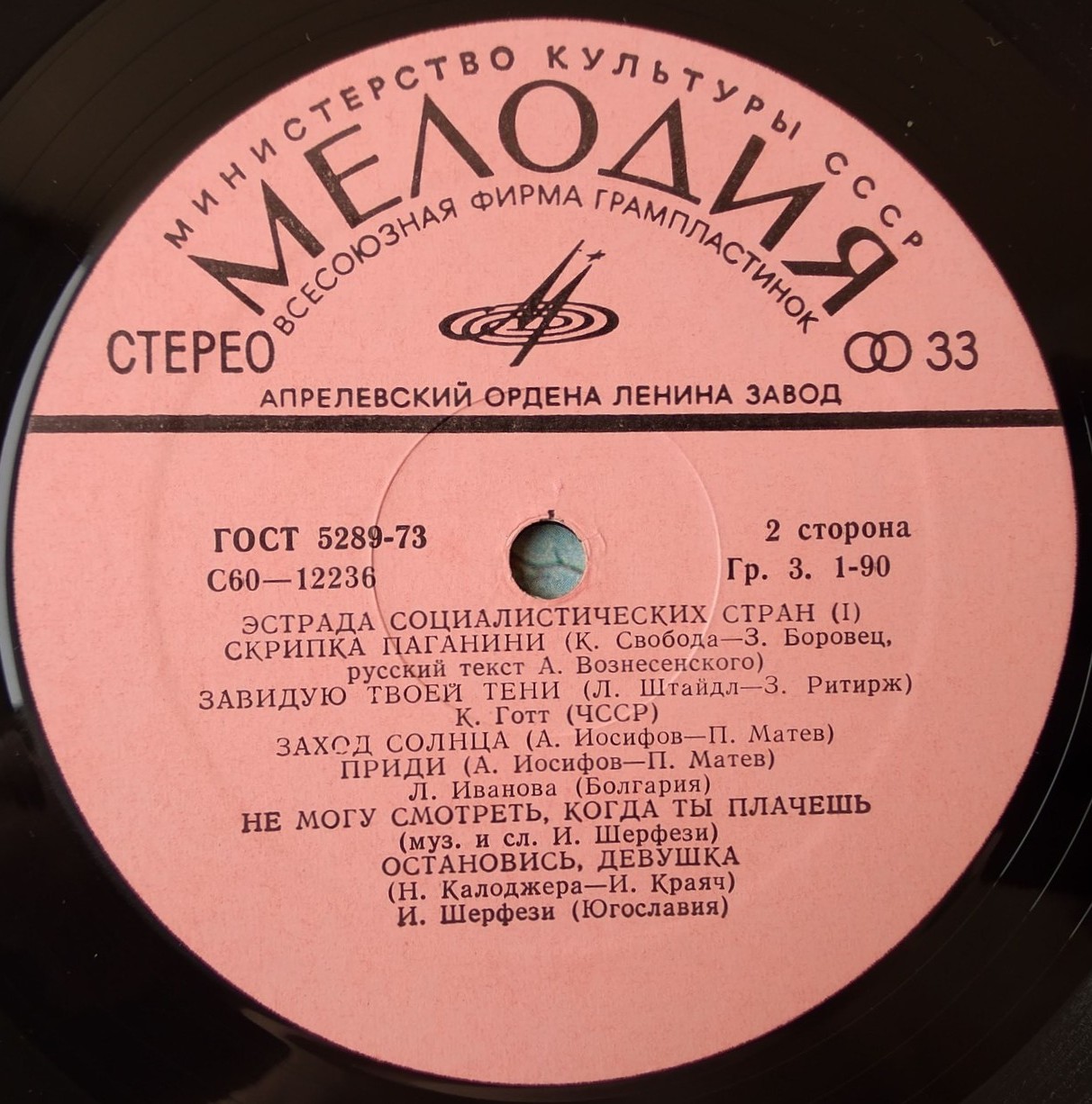 Эстрада социалистических стран (I)