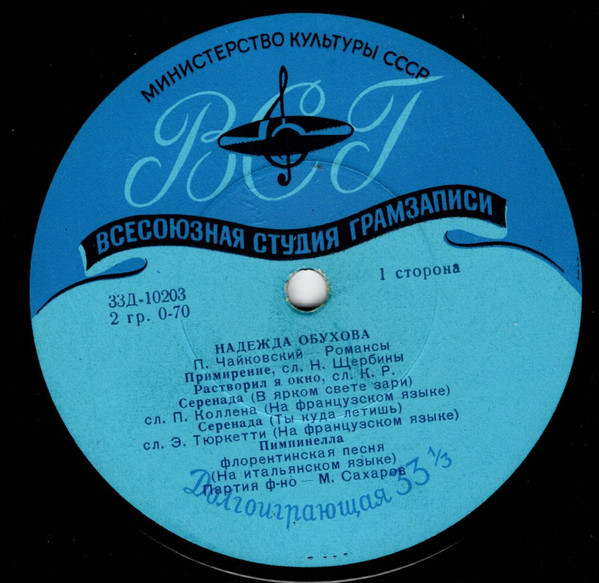 Надежда Обухова