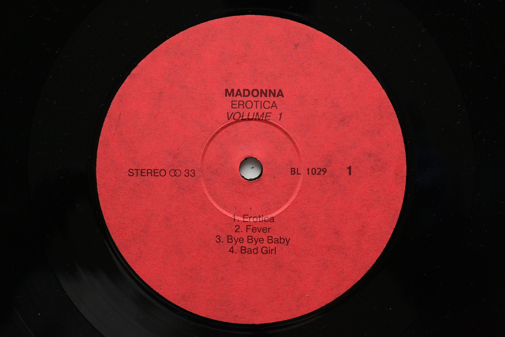 MADONNA «Erotica (Volume 1)»