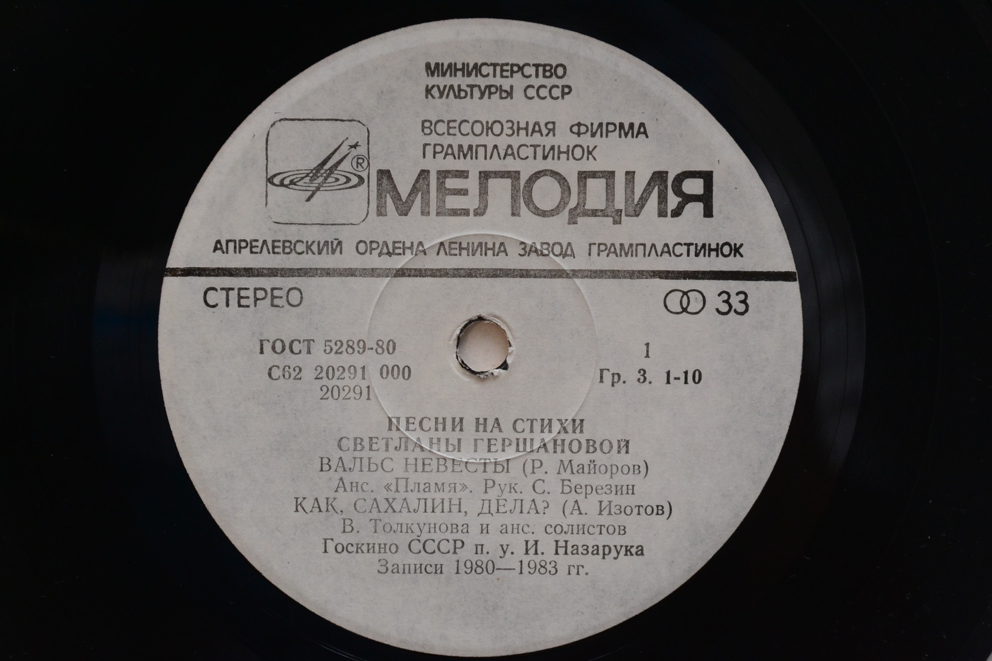 ЛИРИЧЕСКИЕ ПЕСНИ НА СТИХИ СВЕТЛАНЫ ГЕРШАНОВОЙ