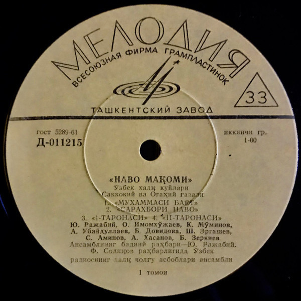 Узбекские народные мелодии