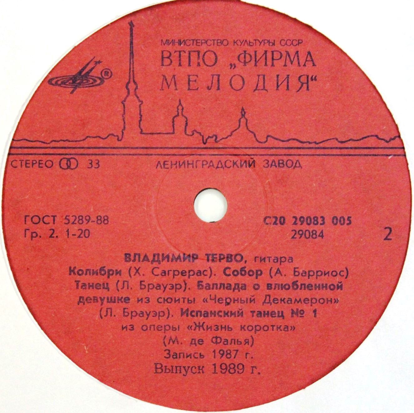 ВЛАДИМИР ТЕРВО (гитара)