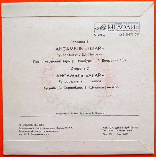 Ансамбль «Плай», ансамбль «Арай»