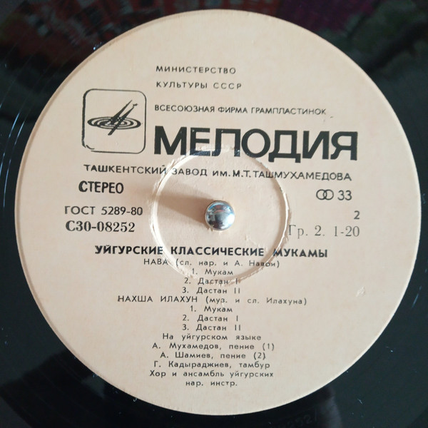 УЙГУРСКИЕ КЛАССИЧЕСКИЕ МУКАМЫ