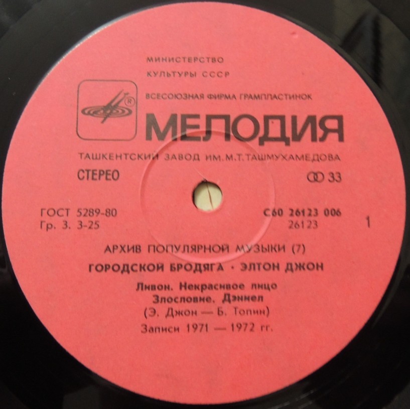 Элтон ДЖОН «Городской бродяга» [Рок-архив 3]